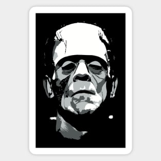 Frankenstein Greyscale Magnet